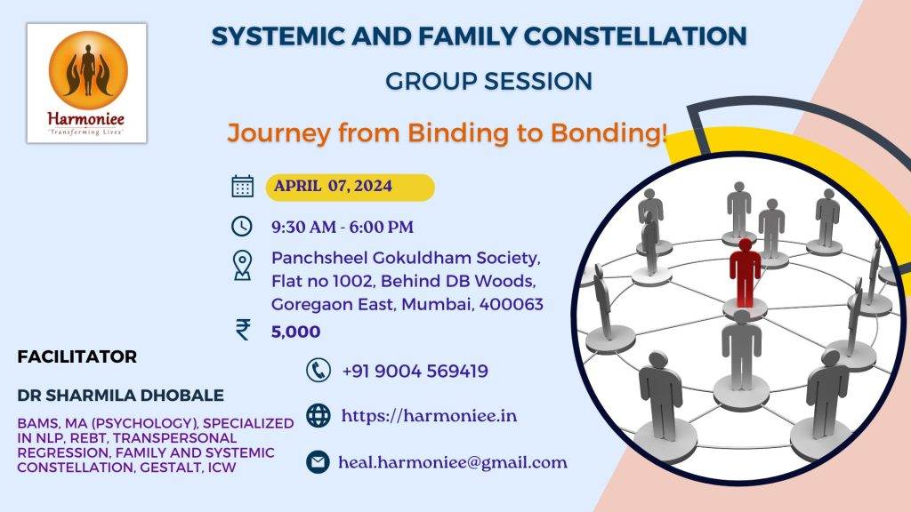 Family Constellation Therapy - Group Session Mumbai - 7th April 2024