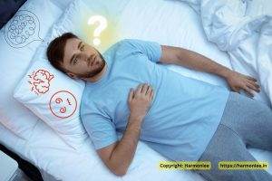 A man laying down bed facing sleep disorder due to Anxiety, Stress, worry
