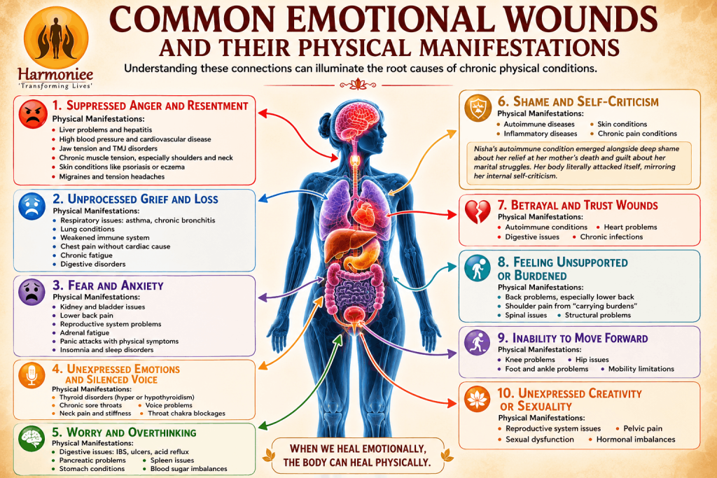 Emotional wounds and diseases healing in Mumbai